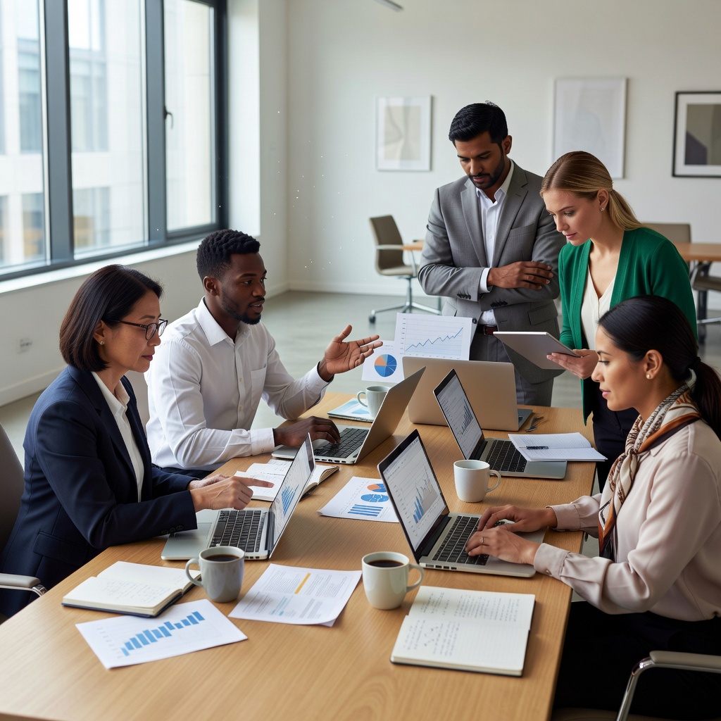 Equipo de Altus analizando datos de consultoría