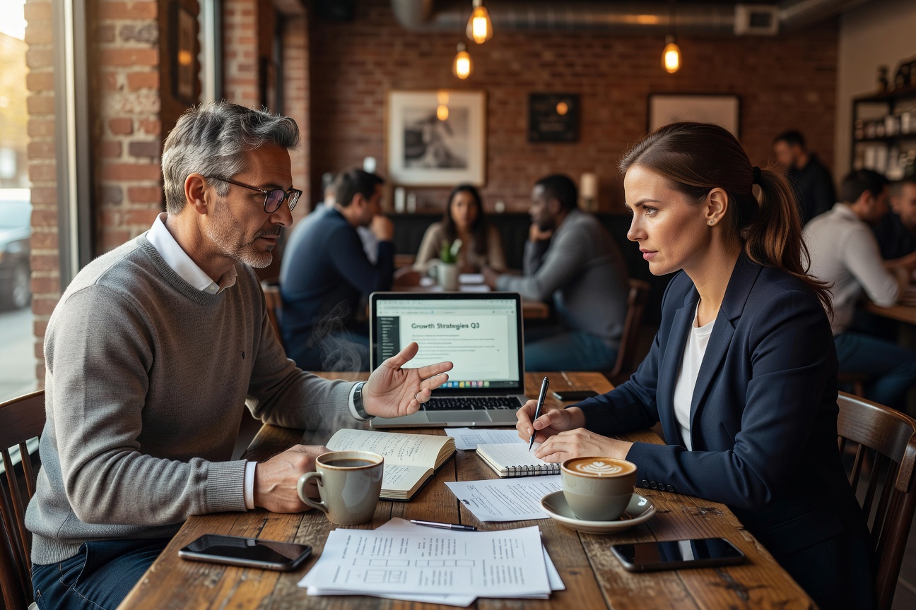 Sesión de coaching en formato distendido